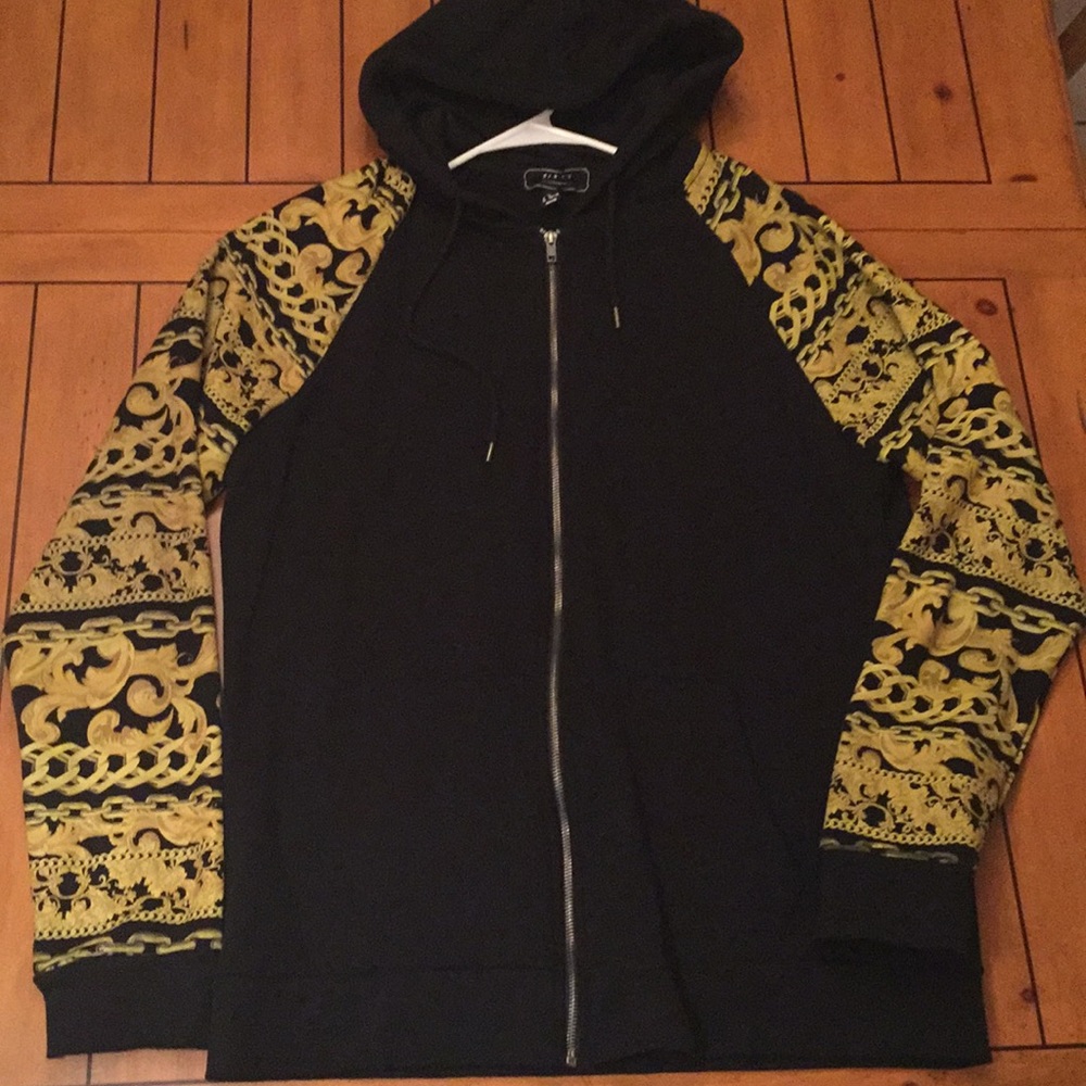 Forever 21 gold chains Mens Jacket Size XL